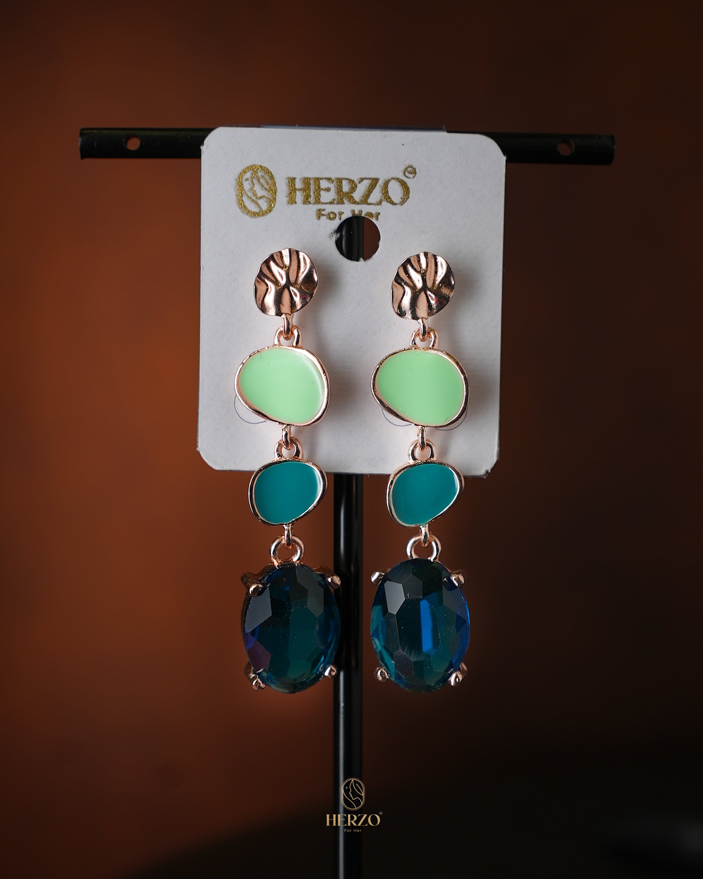 Ocean Glow Dangle Earrings